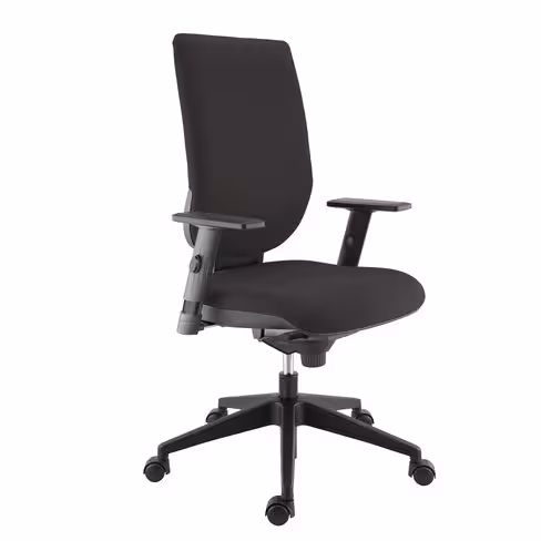 Fauteuil de bureau Tertio S - tissu gris anthracite 172 - roulette pour sol dur