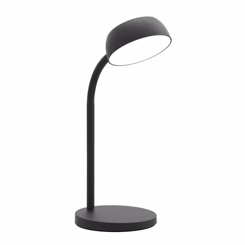 Lampe de chevet LED Tamy - à bras flexible - noire - 6 W