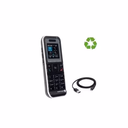 Téléphone DECT Alcatel-Lucent 8232 - reconditionné inclus chargeur, câble USB, batterie, étui, clip, housse