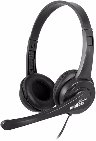 Casque audio filaire USB NGS VOX 505 avec micro pivotant - oreillettes rembourrées - contrôle de volume