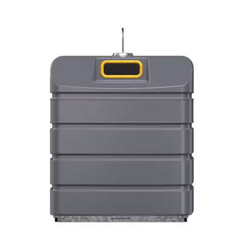 Colonne aérienne d'apport volontaire Citybulle pour EMR - 3 m3 - préhension simple crochet