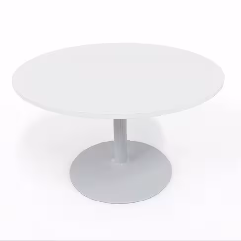 Table de réunion ronde 4 places Corial - Ø 120 cm - piétement central